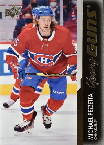 #705 Michael Pezzetta - Montreal Canadiens - 2021-22 Upper Deck Hockey