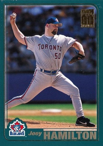 #705 Joey Hamilton - Toronto Blue Jays - 2001 Topps Baseball