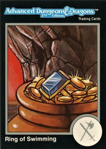 #706 Ring of Swimming - 1991 TSR Advanced Dungeons & Dragons - Silver