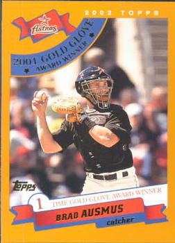 #706 Brad Ausmus - Houston Astros - 2002 Topps Baseball