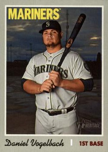 #706 Daniel Vogelbach - Seattle Mariners - 2019 Topps Heritage Baseball