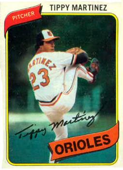 #706 Tippy Martinez - Baltimore Orioles - 1980 Topps Baseball