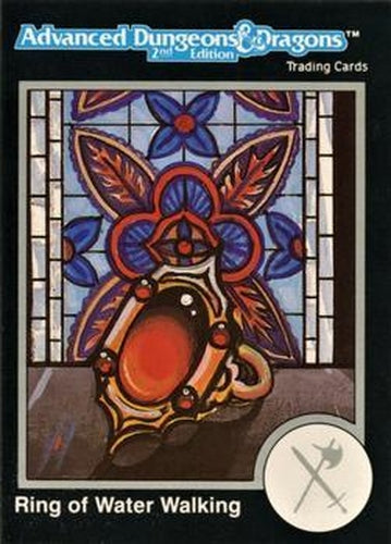 #708 Ring of Water Walking - 1991 TSR Advanced Dungeons & Dragons - Silver