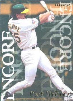 #708 Mark McGwire - Oakland Athletics - 1997 Fleer Baseball