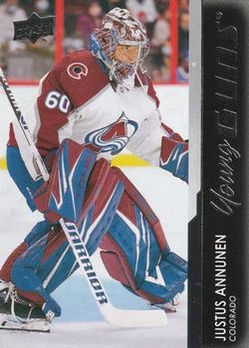 #708 Justus Annunen - Colorado Avalanche - 2021-22 Upper Deck Hockey