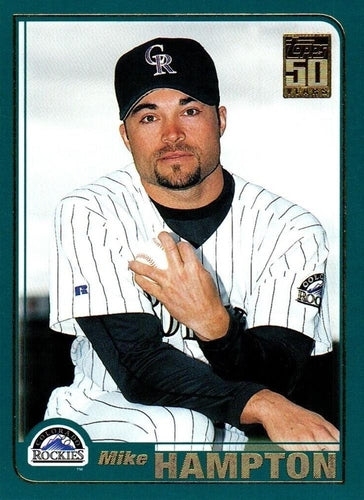 #708 Mike Hampton - Colorado Rockies - 2001 Topps Baseball