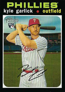 #708 Kyle Garlick - Philadelphia Phillies - 2020 Topps Heritage Baseball