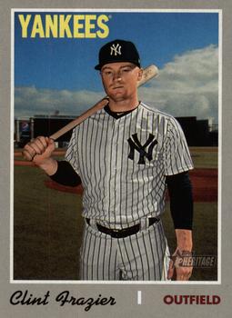 #708c Clint Frazier - New York Yankees - 2019 Topps Heritage Baseball