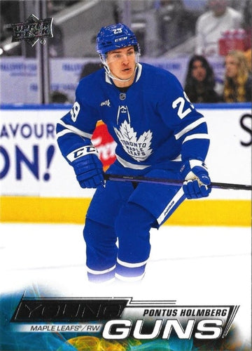 #709 Pontus Holmberg - Toronto Maple Leafs - 2022-23 Upper Deck Hockey