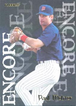 #709 Paul Molitor - Minnesota Twins - 1997 Fleer Baseball