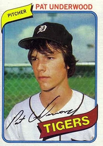 #709 Pat Underwood - Detroit Tigers - 1980 Topps Baseball