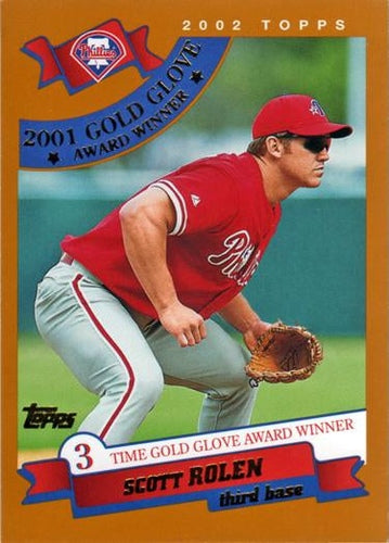 #709 Scott Rolen - Philadelphia Phillies - 2002 Topps Baseball