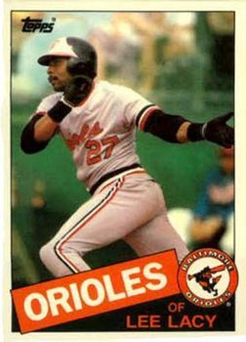#70T Lee Lacy - Baltimore Orioles - 1985 Topps Traded Baseball