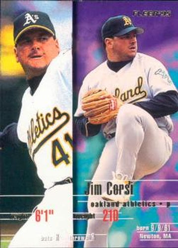 #U-70 Jim Corsi - Oakland Athletics - 1995 Fleer Update Baseball