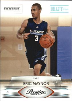 #220 Eric Maynor - Utah Jazz - 2009-10 Panini Prestige - Draft Picks Light Blue Basketball
