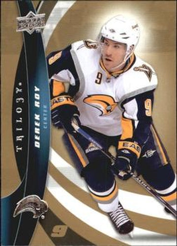#70 Derek Roy - Buffalo Sabres - 2009-10 Upper Deck Trilogy Hockey