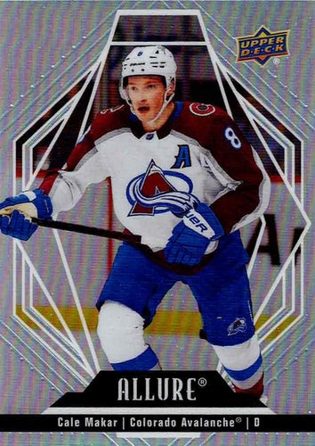 #70 Cale Makar - Colorado Avalanche - 2022-23 Upper Deck Allure Hockey