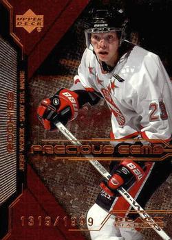 #70 Josef Vasicek - Sault Ste. Marie Greyhounds - 2000-01 Upper Deck Black Diamond Hockey