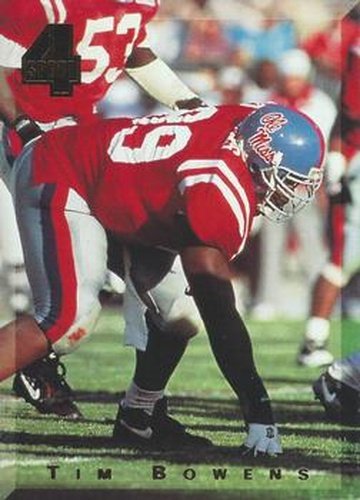 #70 Tim Bowens - Ole Miss Rebels / Miami Dolphins - 1994 Classic Four Sport