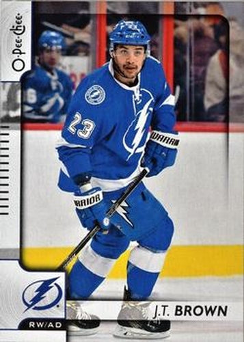 #70 J.T. Brown - Tampa Bay Lightning - 2017-18 O-Pee-Chee Hockey