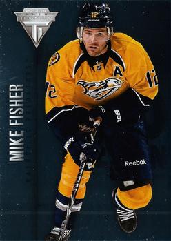 #70 Mike Fisher - Nashville Predators - 2013-14 Panini Titanium Hockey