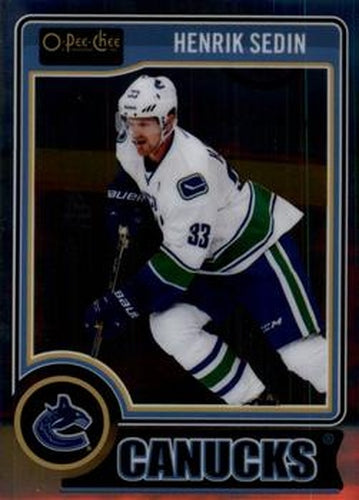 #70 Henrik Sedin - Vancouver Canucks - 2014-15 O-Pee-Chee Platinum Hockey