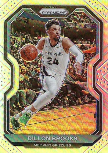#70 Dillon Brooks - Memphis Grizzlies - 2020-21 Panini Prizm - Silver Prizms Basketball