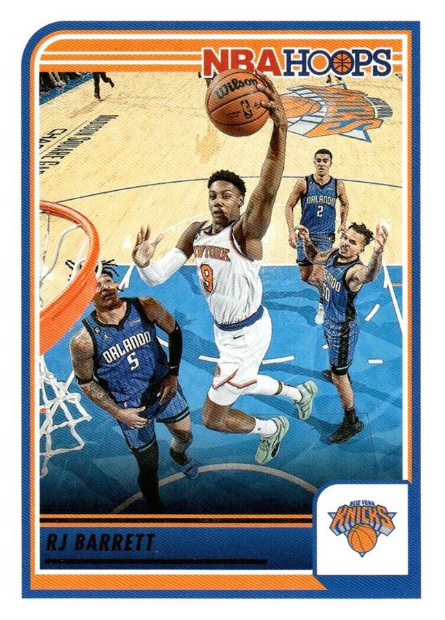 #70 RJ Barrett - New York Knicks - 2023-24 Hoops Basketball