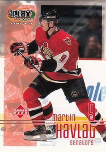 #70 Martin Havlat - Ottawa Senators - 2001-02 Upper Deck Playmakers Hockey