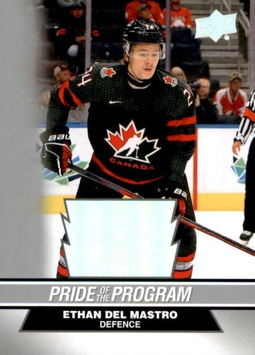 #70 Ethan Del Mastro - Canada - 2023 Upper Deck Team Canada Juniors Hockey