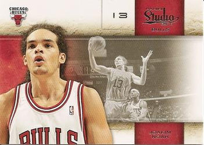 #70 Joakim Noah - Chicago Bulls - 2009-10 Panini Studio Basketball