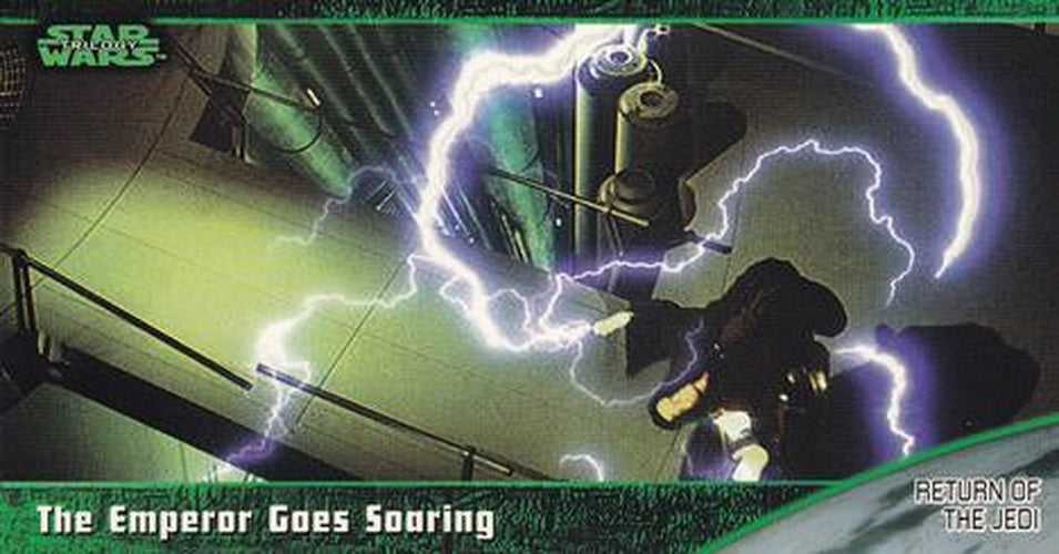 #70 The Emperor Goes Soaring - 1997 Topps Widevision Star Wars Trilogy