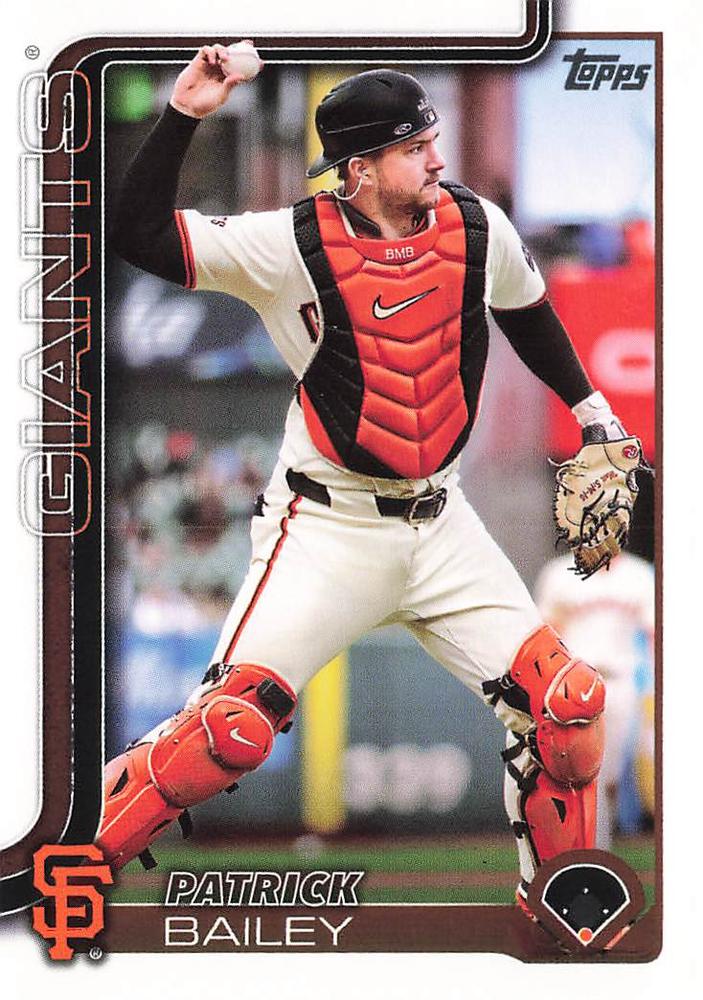 #70 Patrick Bailey - San Francisco Giants - 2025 Topps Baseball