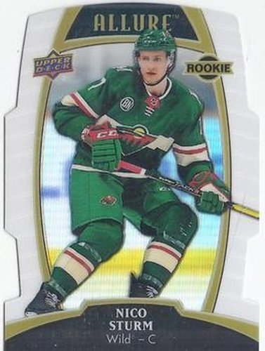 #70 Nico Sturm - Minnesota Wild - 2019-20 Upper Deck Allure - White Rainbow Hockey