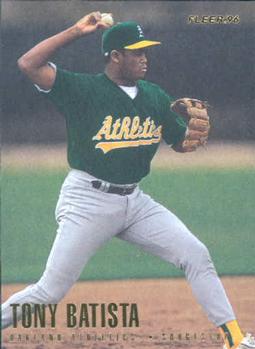 #U70 Tony Batista - Oakland Athletics - 1996 Fleer Update Baseball