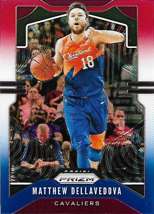 #70 Matthew Dellavedova - Cleveland Cavaliers - 2019-20 Panini Prizm - Prizms Red White and Blue Basketball