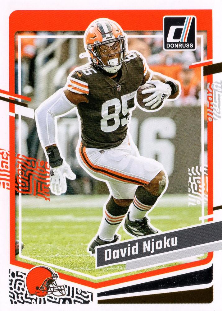 #70 David Njoku - Cleveland Browns - 2023 Donruss Football