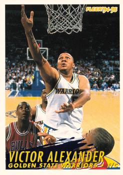 #70 Victor Alexander - Golden State Warriors - 1994-95 Fleer Basketball
