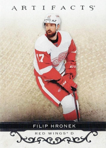 #70 Filip Hronek - Detroit Red Wings - 2021-22 Upper Deck Artifacts Hockey