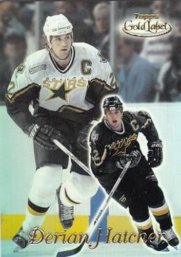 #70 Derian Hatcher - Dallas Stars - 1999-00 Topps Gold Label Hockey
