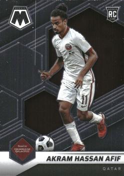 #70 Akram Hassan Afif - Qatar - 2021-22 Panini Mosaic Road to FIFA World Cup Soccer