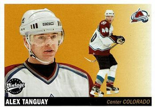 #70 Alex Tanguay - Colorado Avalanche - 2002-03 Upper Deck Vintage Hockey