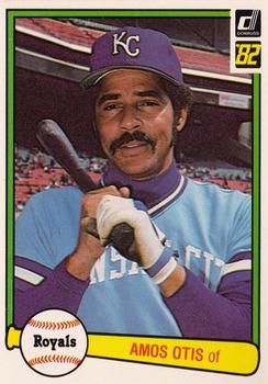 #70 Amos Otis - Kansas City Royals - 1982 Donruss Baseball