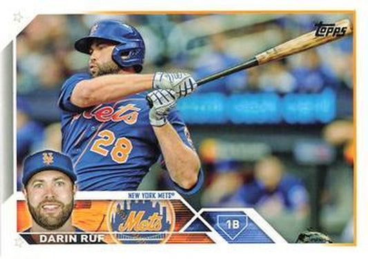 #70 Darin Ruf - New York Mets - 2023 Topps Baseball