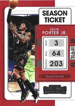 #70 Kevin Porter Jr. - Houston Rockets - 2021-22 Panini Contenders Basketball