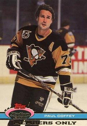 #NNO Paul Coffey - Pittsburgh Penguins - 1991 Stadium Club Members Only