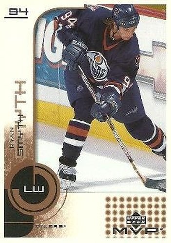 #70 Ryan Smyth - Edmonton Oilers - 2002-03 Upper Deck MVP Hockey