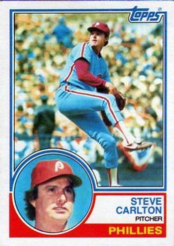 #70 Steve Carlton - Philadelphia Phillies - 1983 Topps Baseball