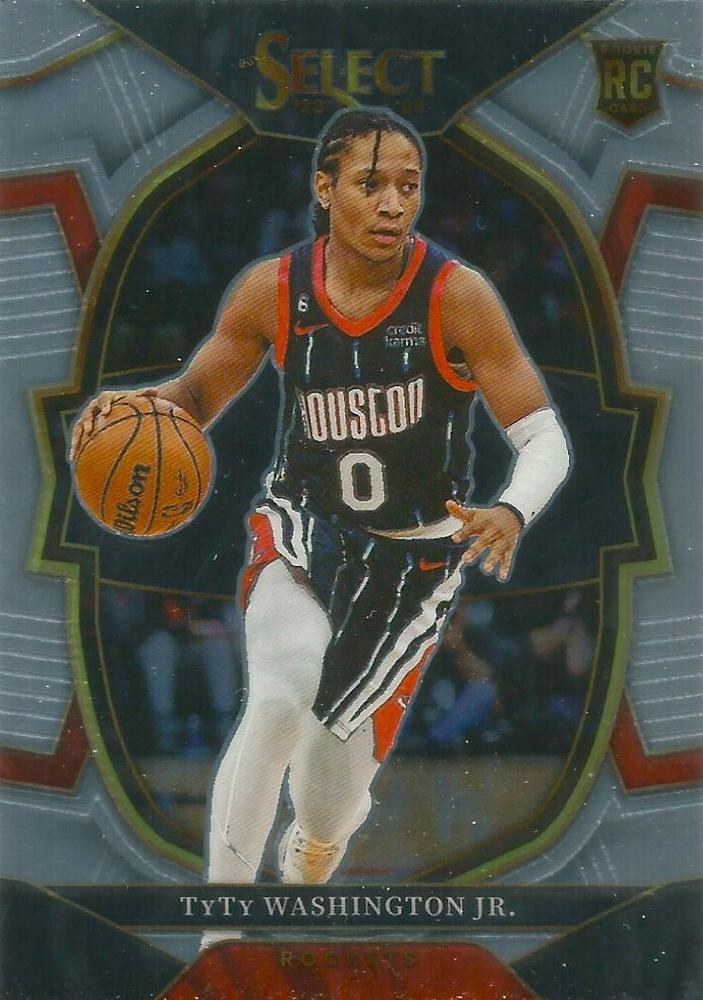 #70 TyTy Washington Jr. - Houston Rockets - 2022-23 Panini Select Basketball