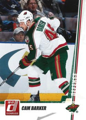 #70 Cam Barker - Minnesota Wild - 2010-11 Donruss Hockey